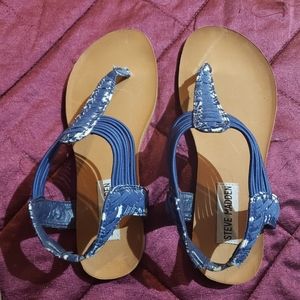 STEVE MADDEN BLUE SANDAL